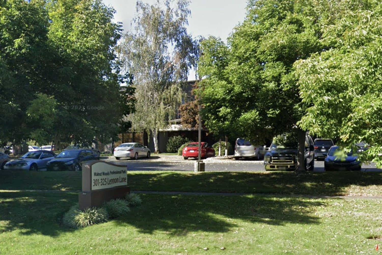 Walnut Woods Professional Park on Lennon Lane in Walnut Creek, where the INPM office is located